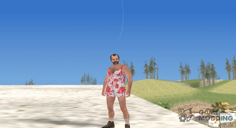 Trevor Phillips in a dress for GTA San Andreas