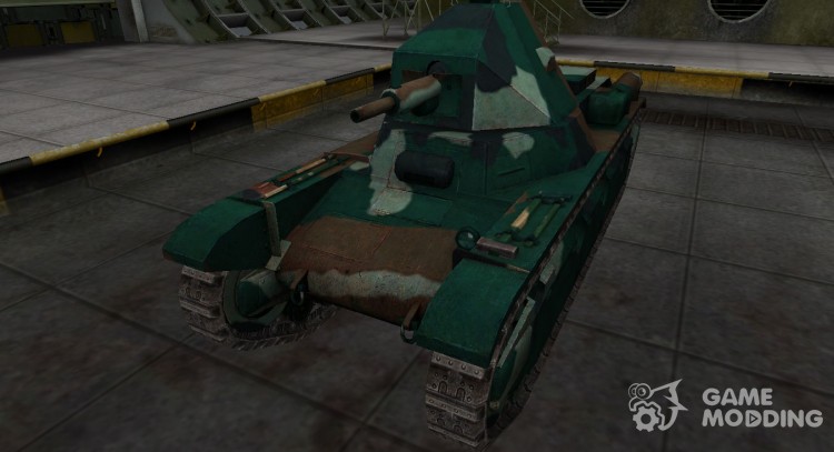 Francés azulado de skin para AMX 38 para World Of Tanks