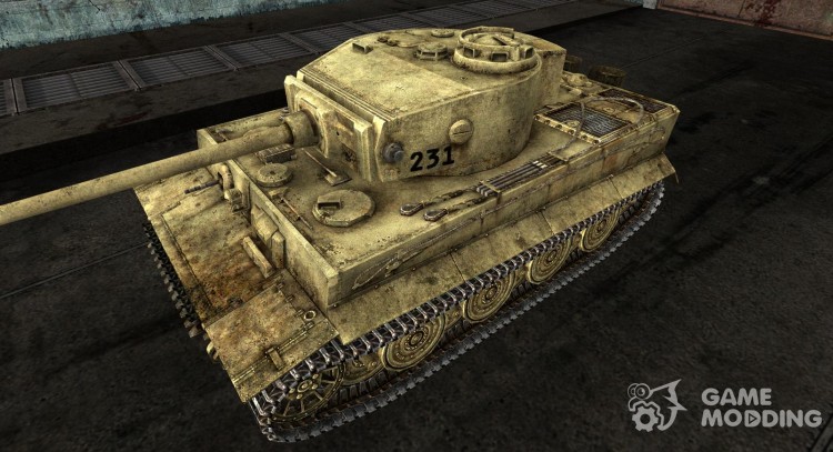 Skin for the Panzer VI Tiger for World Of Tanks