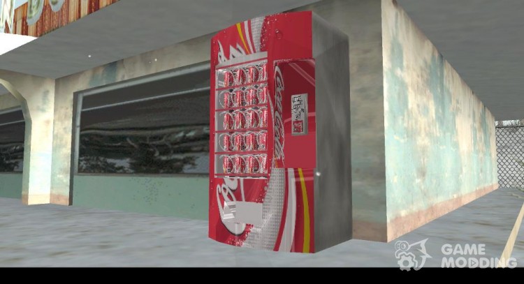 Coca-Cola vending machines HD para GTA San Andreas