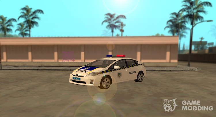 Toyota Prius Police Ukraine for GTA San Andreas