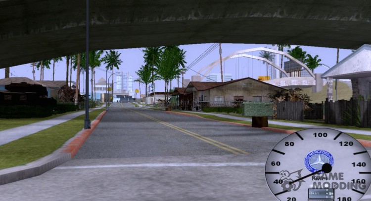 Hermoso velocímetro Merсedes para GTA San Andreas
