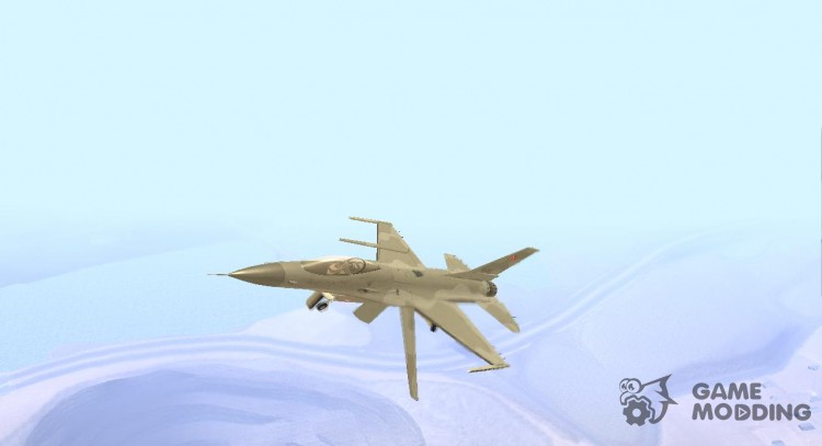 F-16C Jastrzab para GTA San Andreas