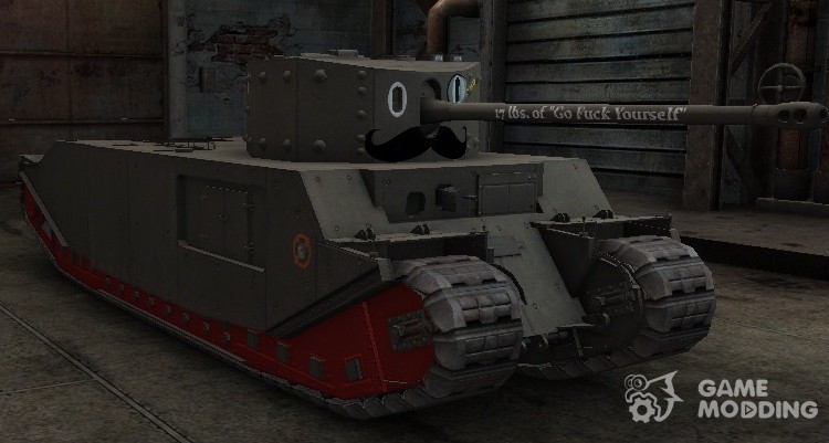 Mustachioed TOG II* skin for World Of Tanks