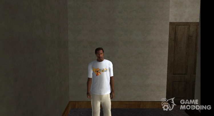 Фирменная футболка Gamemodding.net (осенняя версия) для GTA San Andreas