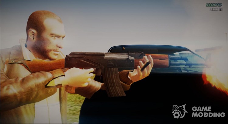 AKM de Battlefield Hardline para GTA San Andreas