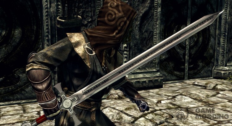 Elegante espada de los Templarios para TES V: Skyrim