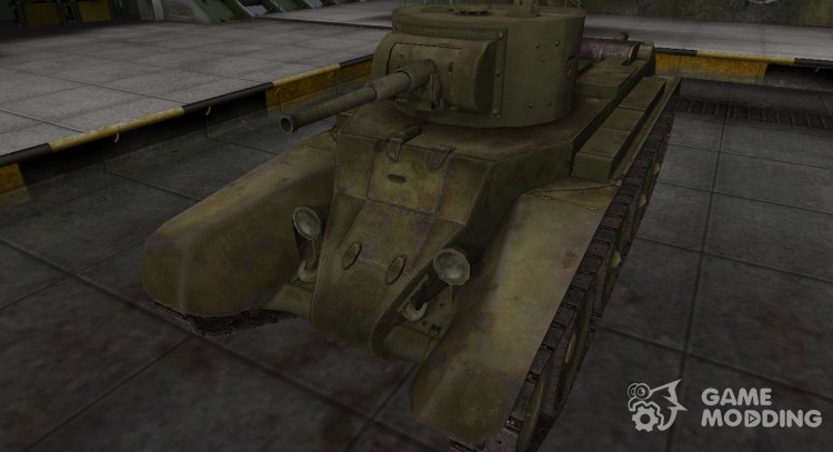 La piel para el bt-7 en расскраске 4БО para World Of Tanks