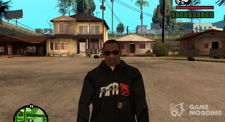 Sweatshirt with the logo of FIFA 15 for GTA San Andreas
