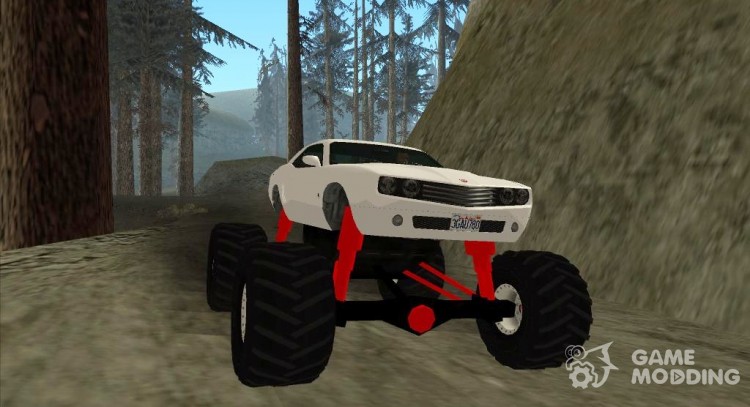 GTA 5 Bravado Gauntlet Monster Truck para GTA San Andreas