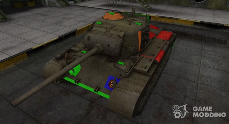 High-quality skin for the M26 Pershing for World Of Tanks