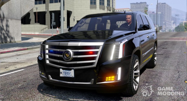 Cadillac Escalade FBI Petrol Vehicle 2015 FINAL for GTA 5