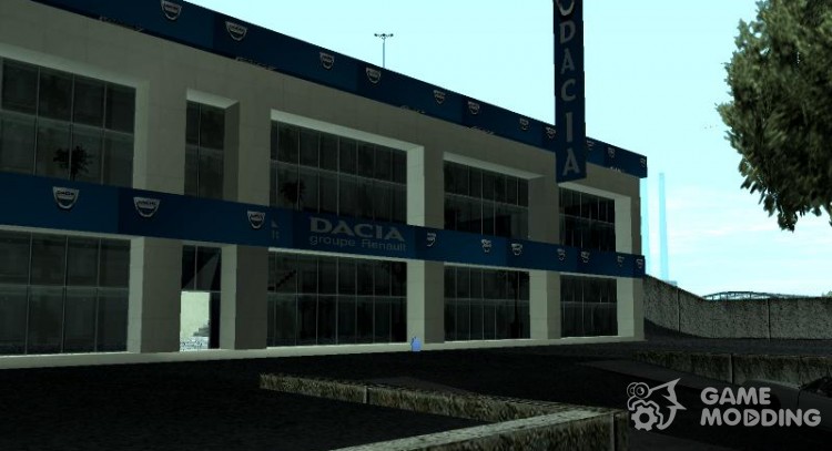 Автосалон Dacia для GTA San Andreas