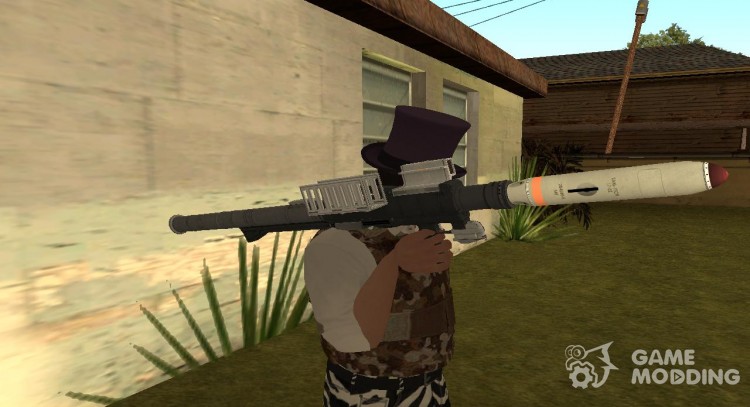 GTA V Homing Launcher - Misterix 4 Weapons для GTA San Andreas