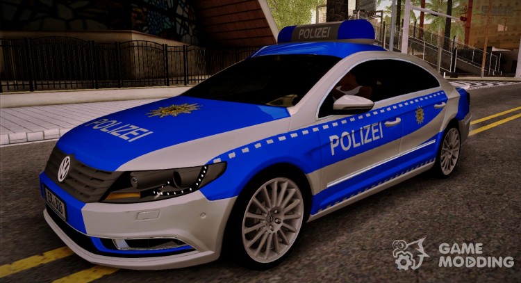Volkswagen Passat CC Polizei 2013 v1.0 для GTA San Andreas