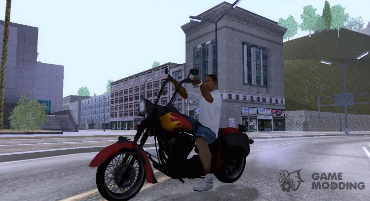 Мотоцикл из Mercenaries 2 для GTA San Andreas