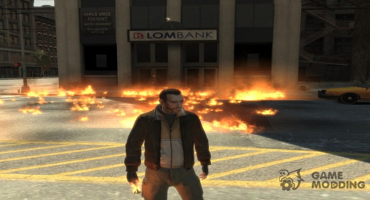 Explosion & Fire Tweak 1.0 для GTA 4