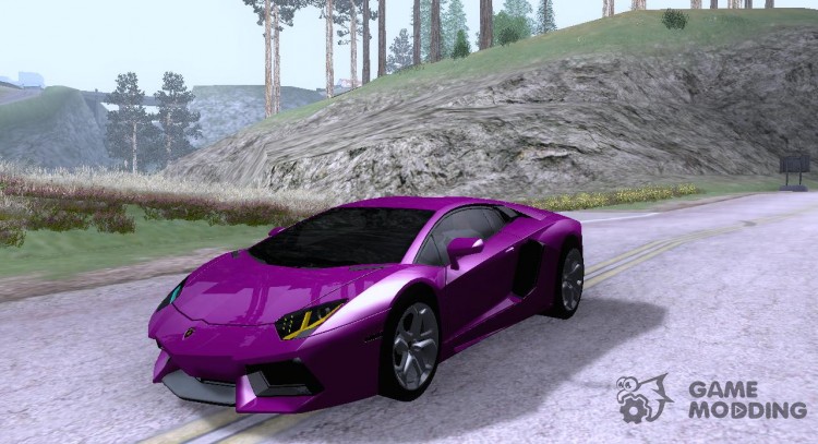 El Lamborghini Aventador LP700 para GTA San Andreas