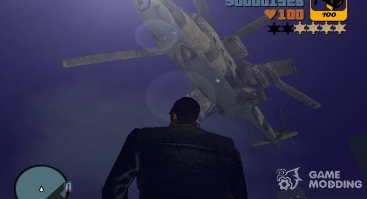Ми-35М из S.T.A.L.K.E.R.: Зов Припяти для GTA 3