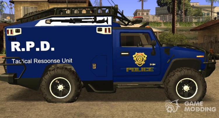 Hummer fbi camión para GTA San Andreas