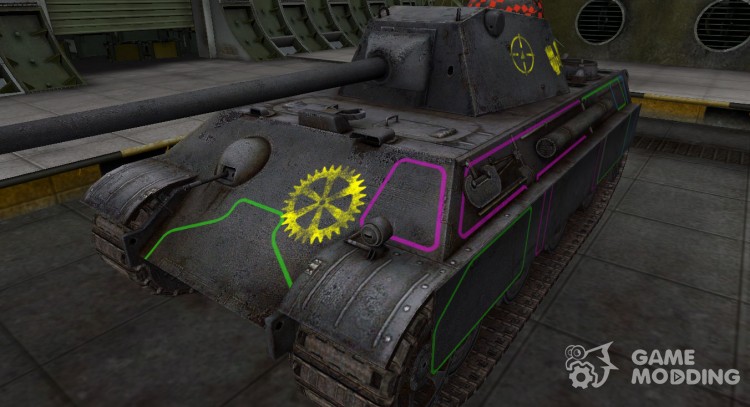 Contour zone breakthrough Panther II for World Of Tanks
