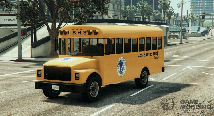 Classic school bus для GTA 5
