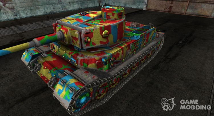 Шкурка для PzKpfw VI Tiger (P) "Circus Tiger" для World Of Tanks