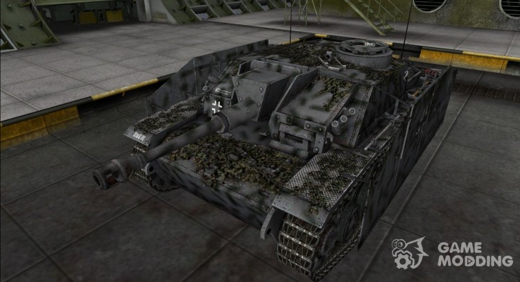 Ремодель со шкуркой для StuG III для World Of Tanks