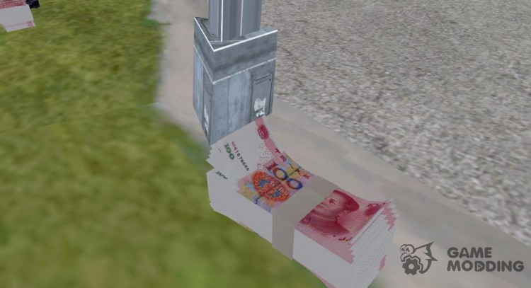 100 Yuan de China money para GTA San Andreas