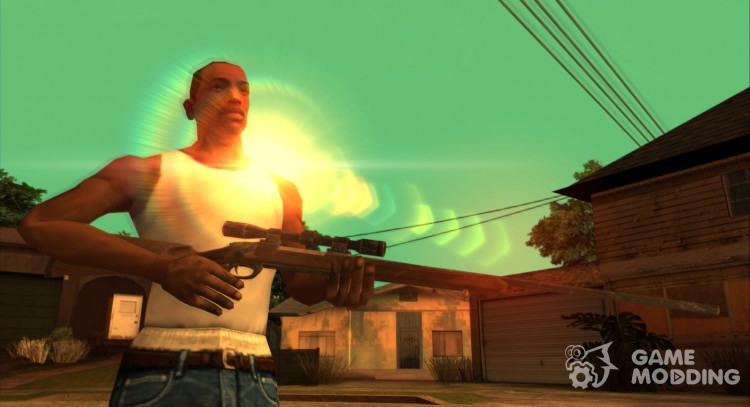 HQ Снайперская винтовка (With Original HD Icon) для GTA San Andreas