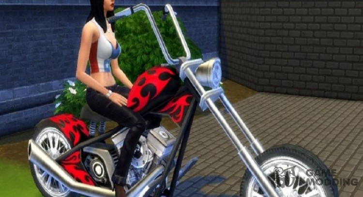 Мотоцикл  Esmeralda для Sims 4