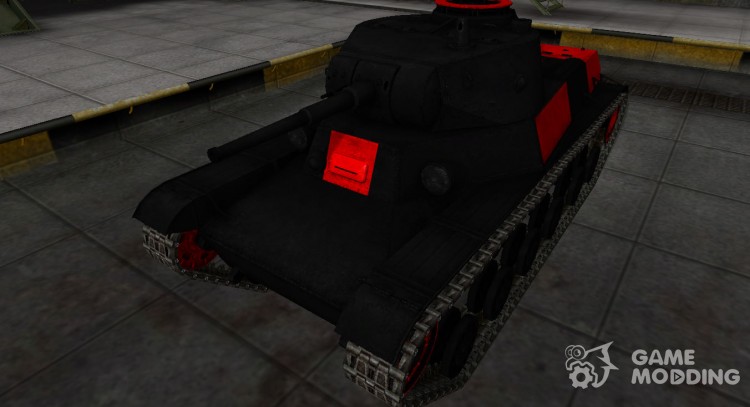 Negro y rojo de la zona de ruptura del T-50-2 para World Of Tanks