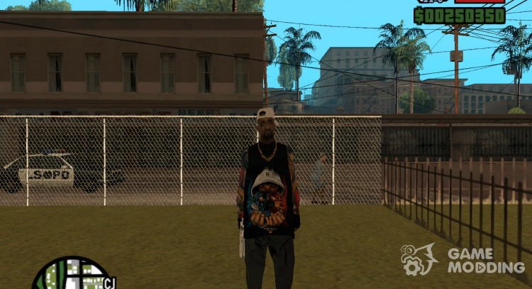 Grove with tattoos for GTA San Andreas