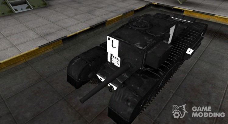 Зоны пробития Churchill Gun Carrier для World Of Tanks