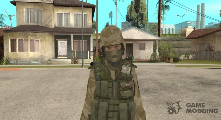 Guardabosques ejército piel Mod para GTA San Andreas