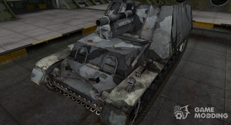 Шкурка для немецкого танка Hummel для World Of Tanks