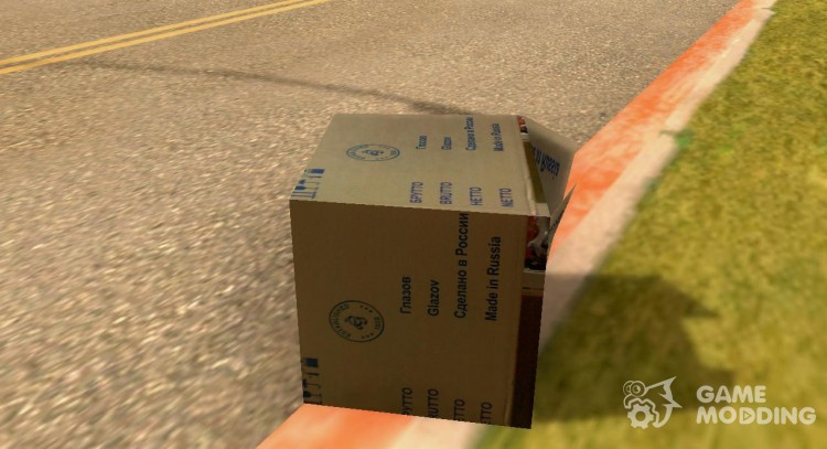 Glazovskaâ texture of the box for GTA San Andreas