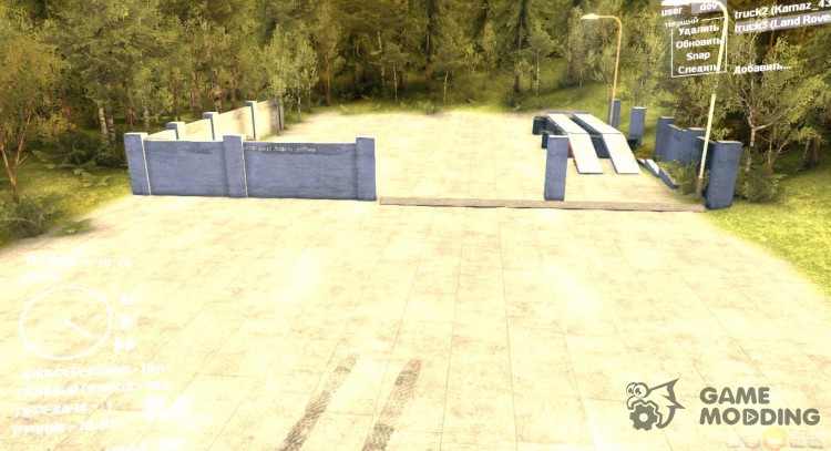 Parking and viewing place for Spintires DEMO 2013