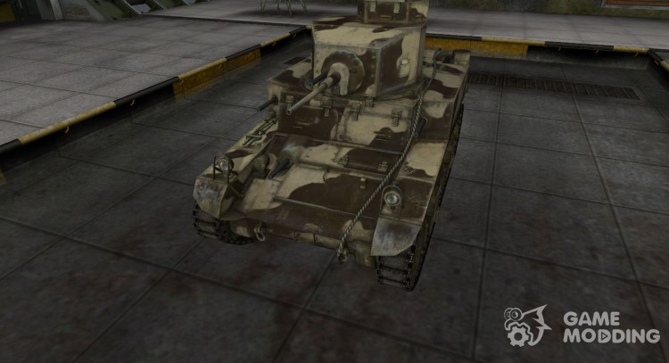 Пустынный скин для М3 Стюарт для World Of Tanks
