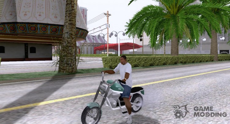 Пользовательский мотоцикл для GTA San Andreas