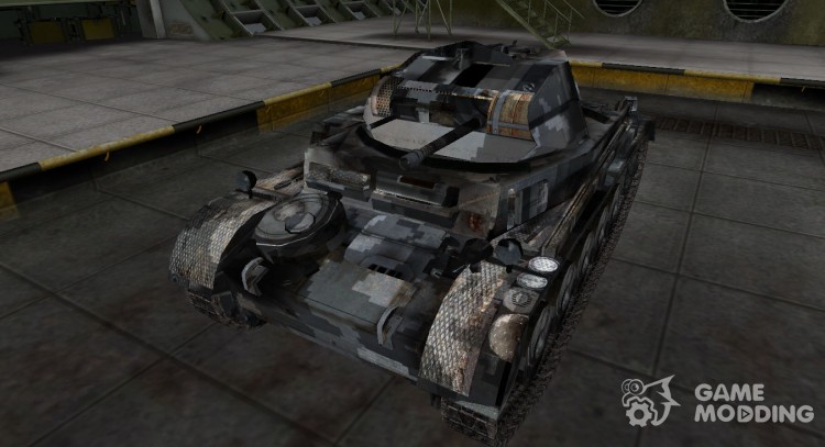 Camouflage skin for PzKpfw II for World Of Tanks