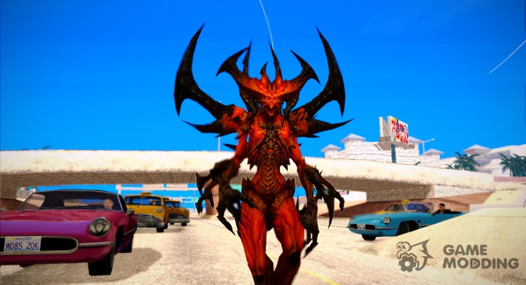 Diablo From Diablo III для GTA San Andreas