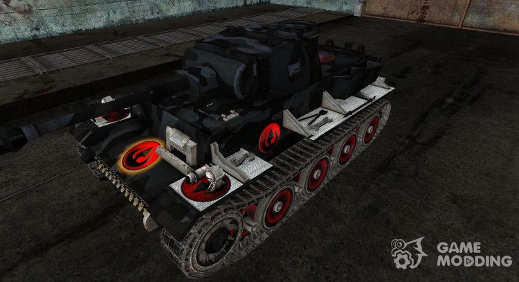 Vk3601 (H) en el estilo de una tribu del fuego (avatar Aang del serie de tv) para World Of Tanks