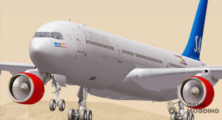 El Airbus A330-300 SAS Scandinavian Airlines para GTA San Andreas