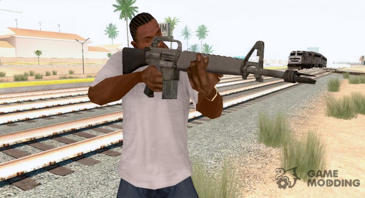 М 16(стандартная) из Call of Duty Black Ops для GTA San Andreas