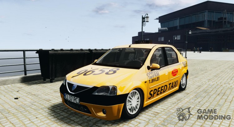 Dacia Logan Prestige Taxi para GTA 4