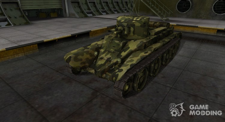 Skin for BT-2 with camouflage for World Of Tanks