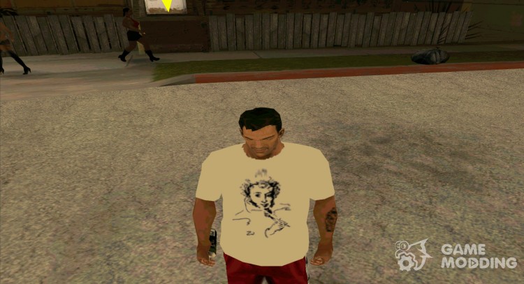 T-shirt Pushkin for GTA San Andreas