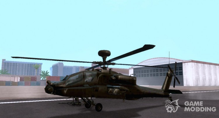 AH-64 d Longbow Apache for GTA San Andreas