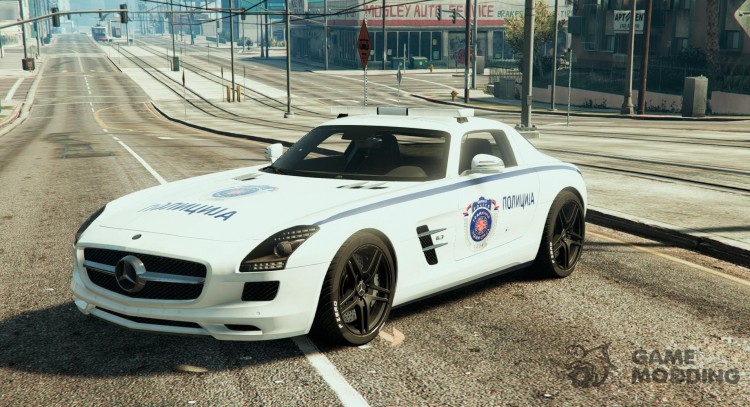 Servio Police - Mercedes-Benz SLS AMG para GTA 5